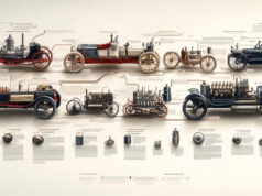 Historia del automóvil: de la máquina de vapor a los eléctricos